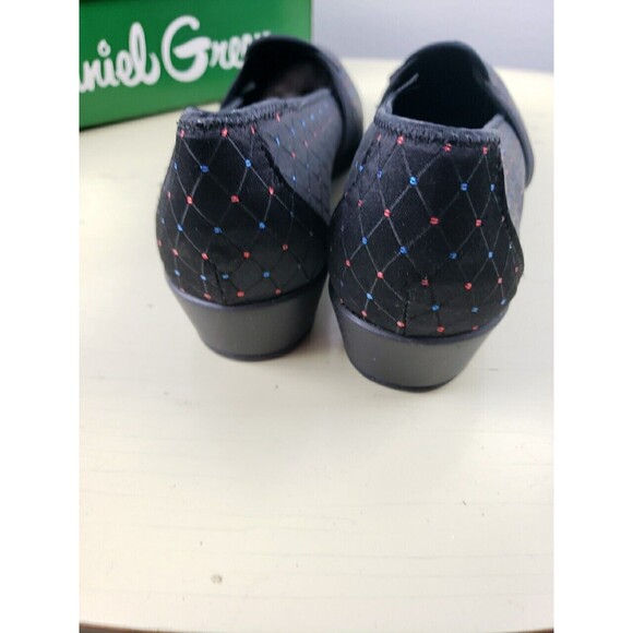 WOMEN'S DANIEL GREEN BLACK Diamond LEISURE BALLET FLAT, SIZE 7.5AA, MADE IN USA - Picture 7 of 9